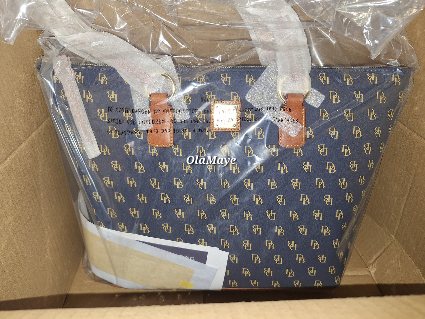 Dooney & Bourke Bundle - Ivy Gretta Large Shoulder Bag & Navy Gretta Wren Tote - Both NWT (Price Includes Shipping)
