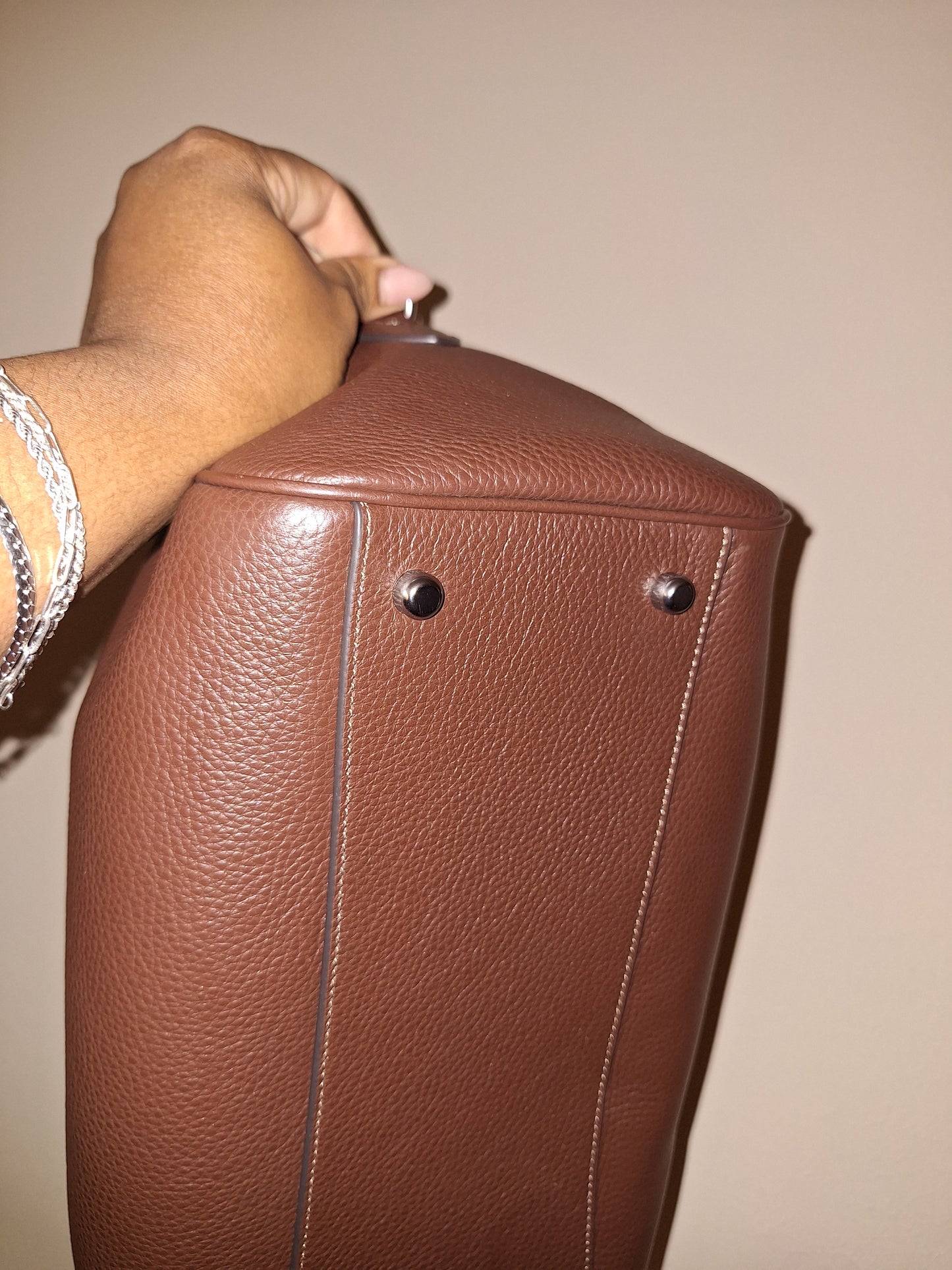 Coach Large Rowan Maple - EUC (Price Includes Shipping)
