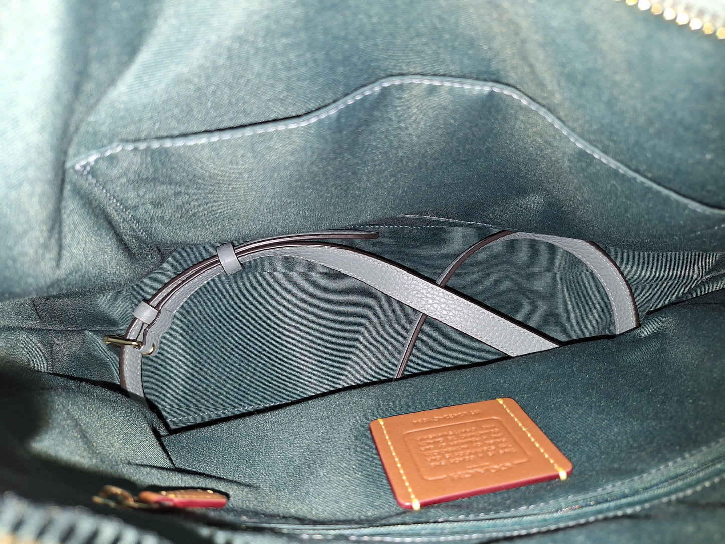 Coach Large Laurel Shoulder Bag - Sage - EUC (Price Includes Shipping)