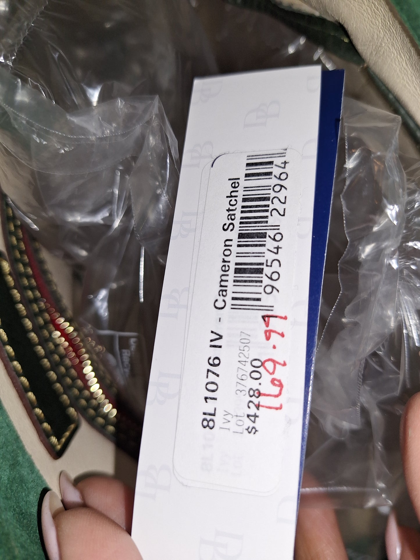 Dooney & Bourke Florentine Cameron Satchel - Ivy - NWT (Price Includes Shipping)