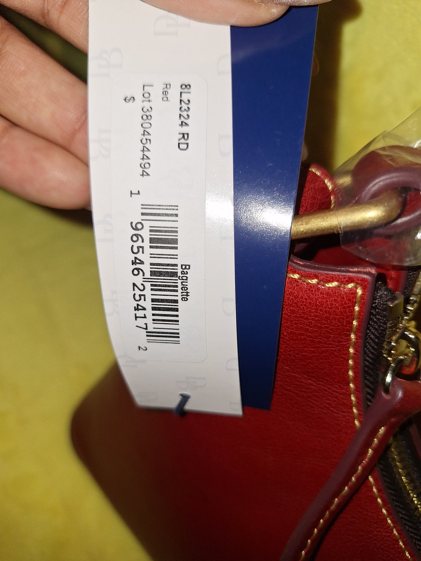 Dooney & Bourke Florentine Leather Baguette - Red - NWT (Price Includes Shipping)