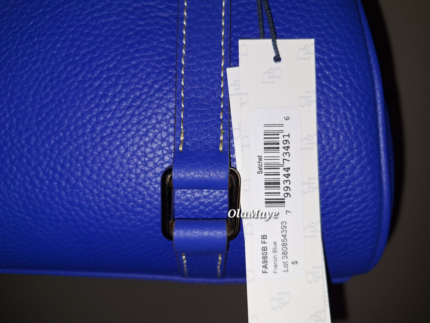 Dooney & Bourke French Blue Satchel - NWT (Price Includes Shipping)
