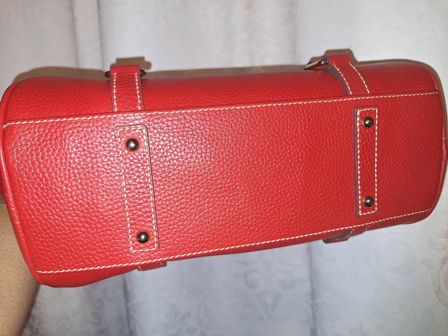 Dooney & Bourke Satchel - Red Pebble Leather - EUC (Price Includes Shipping)
