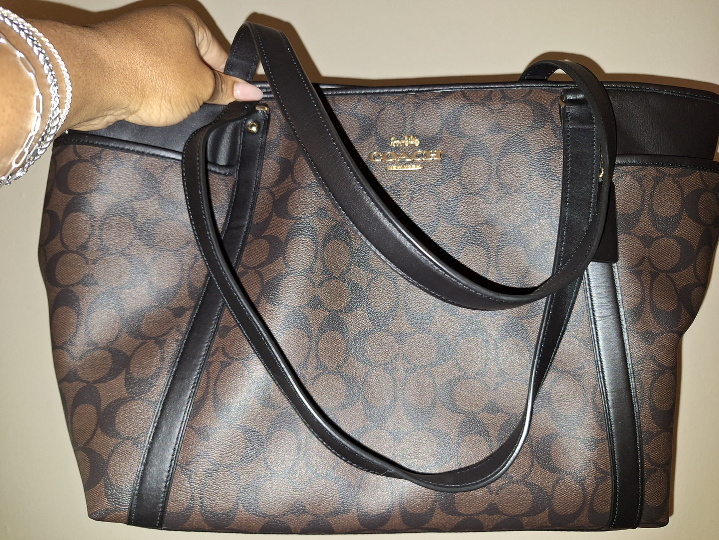 Coach Baby Bag Tote - Walnut/Black - NWT (Price Includes Shipping)