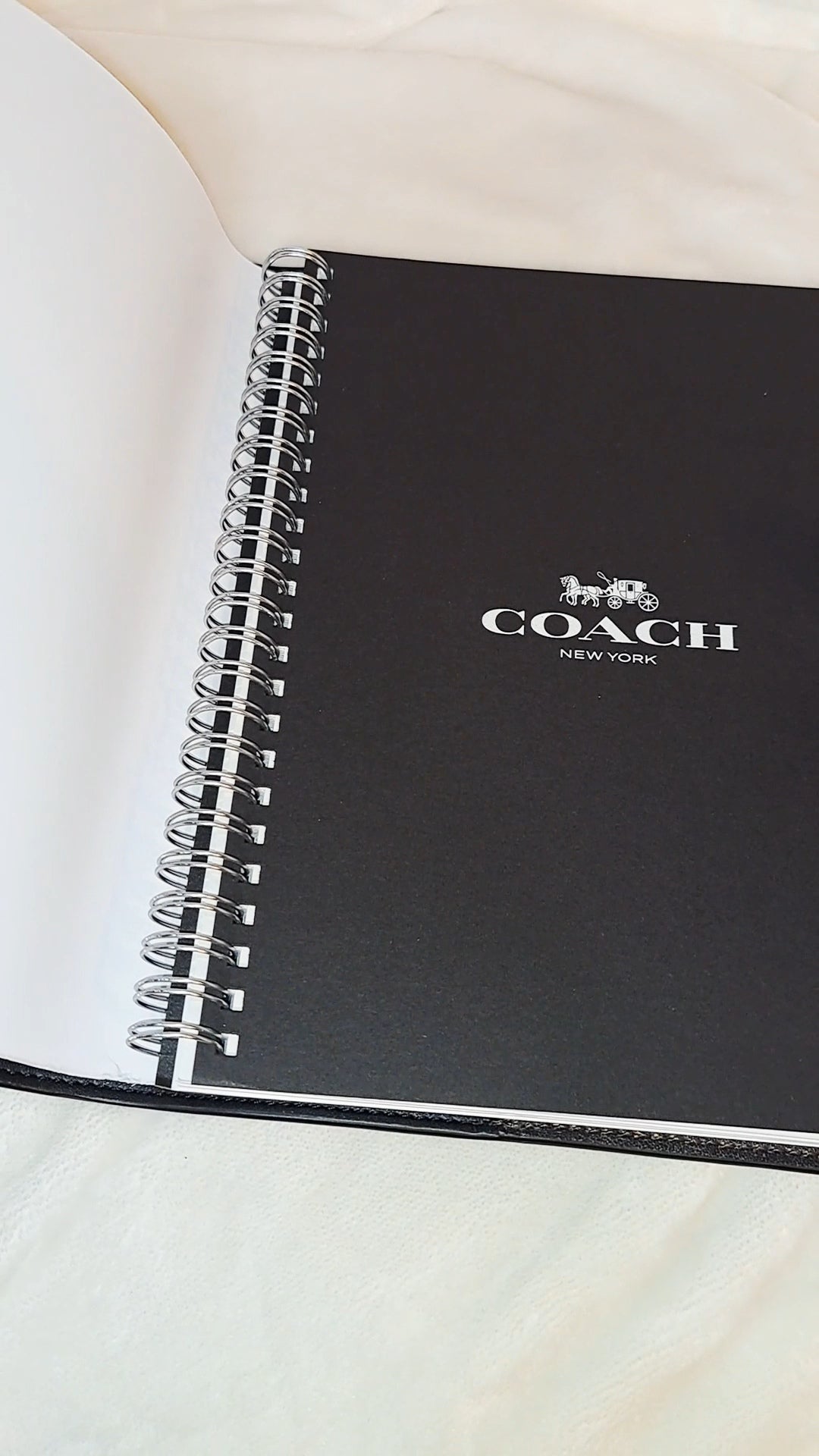 Coach Loved Leather Signature Canvas Notebook - NWT (Price Includes Shipping)