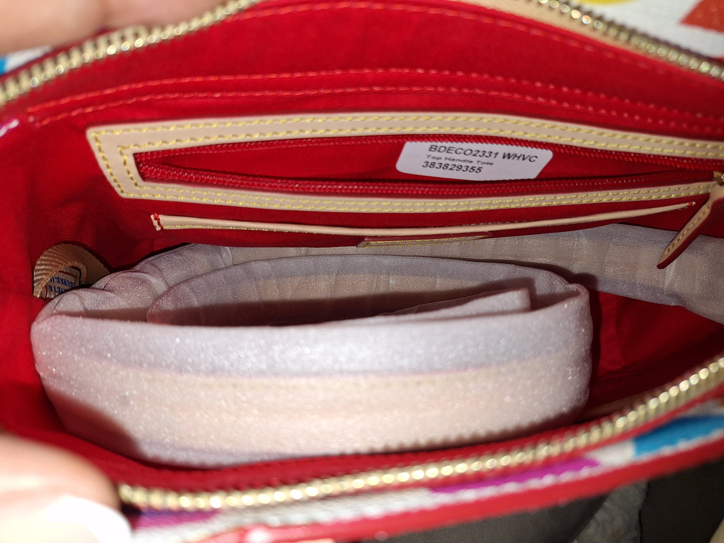 Dooney & Bourke Art Deco Top Handle Tote - White - NWT - (Price Includes Shipping)