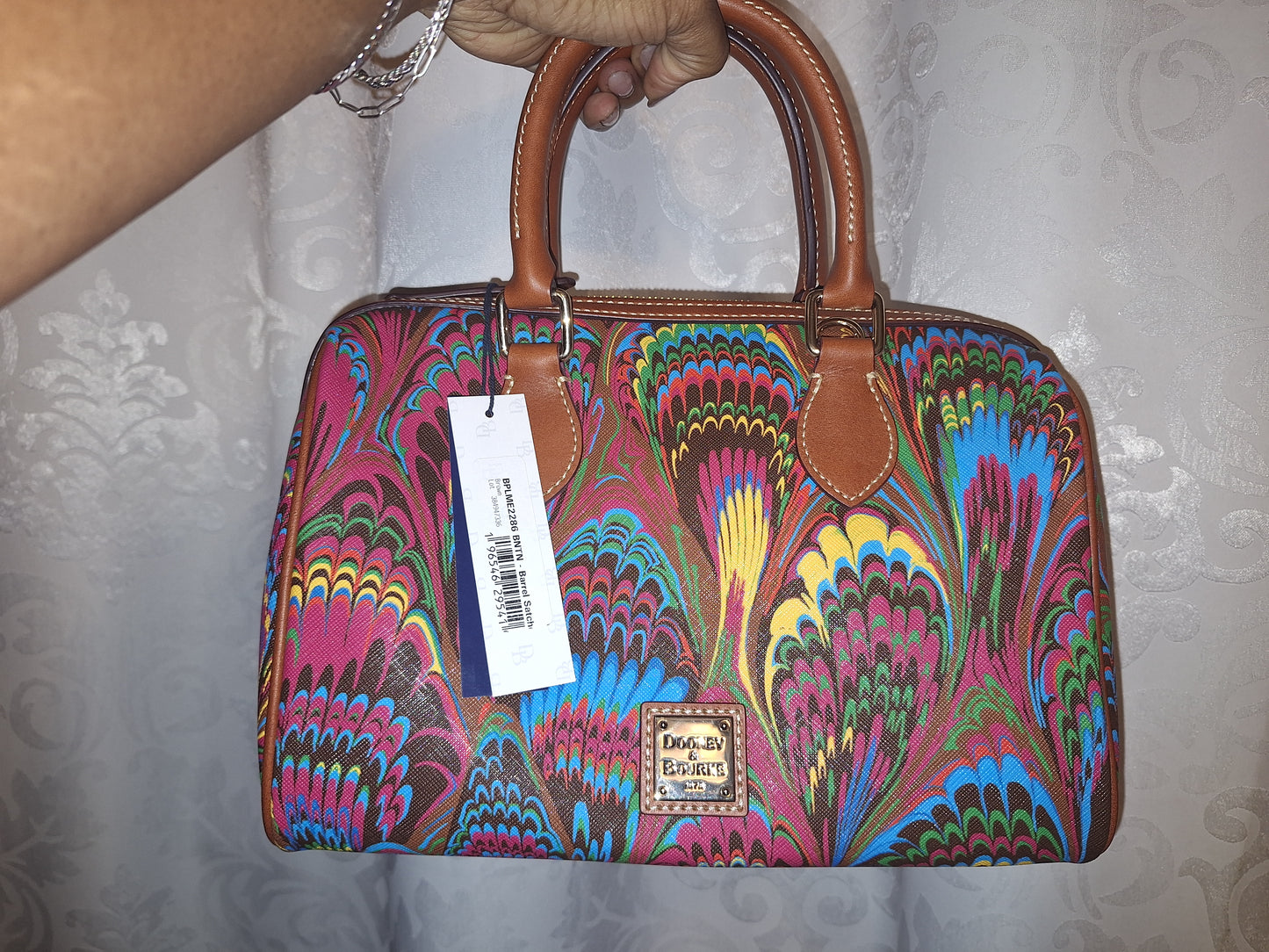 Dooney & Bourke Plumes Barrel Satchel - NWT (Price Includes Shipping)