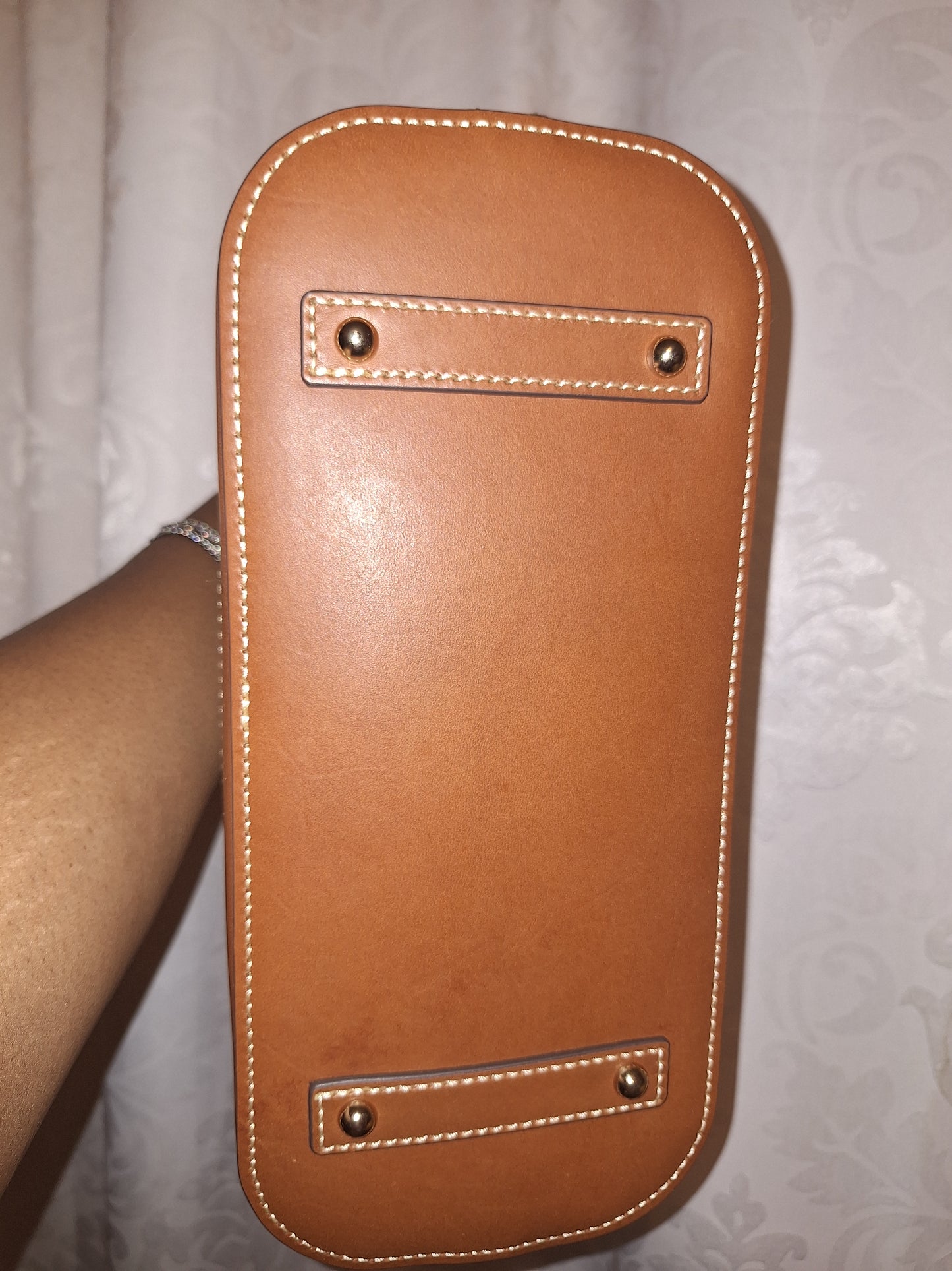 Dooney & Bourke Domed Zip Satchel - Taupe Ostrich- NWT (Price Includes Shipping)