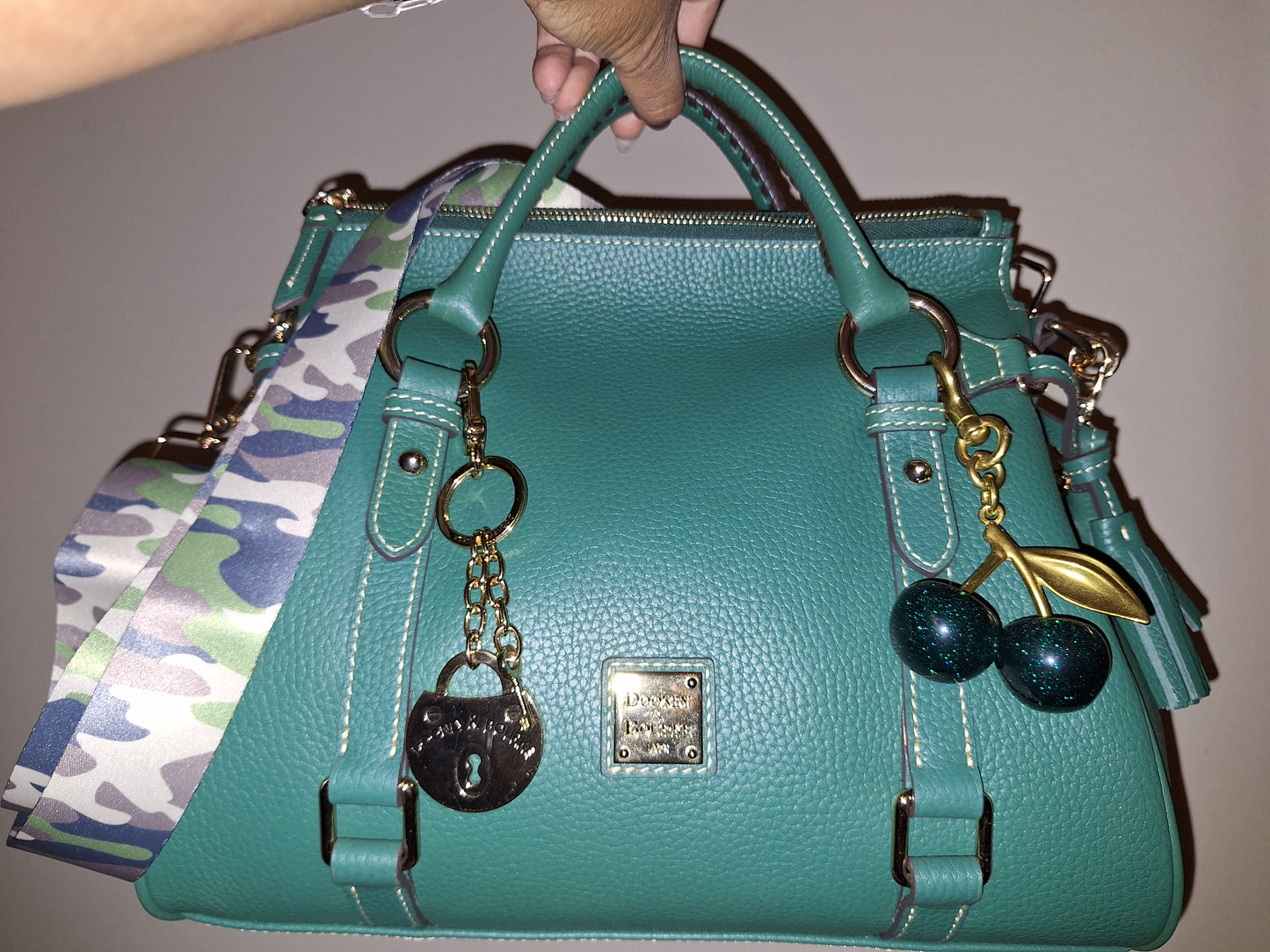 Dooney & Bourke Satchel - Kelly Green - NWT - (Sold As Pictured - Fully Dressed) (Price Includes Shipping)