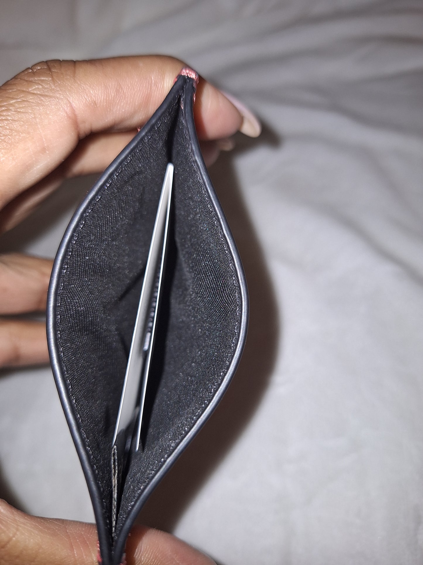 Coach Signature Denim ID Card Case - Red - NWT (Price Includes Shipping)