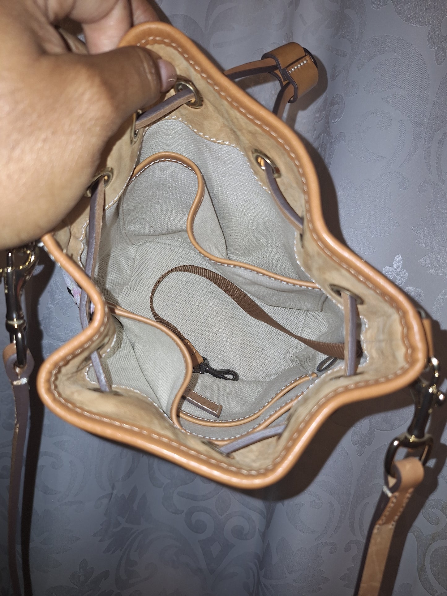 Dooney & Bourke Drawstring Crossbody Bag - EUC (Price Includes Shipping)