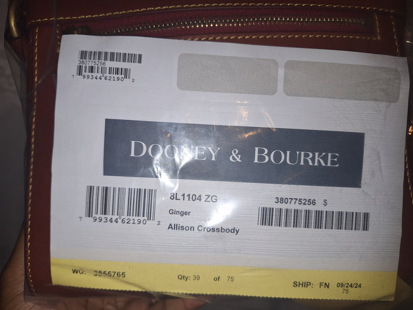 Dooney & Bourke Florentine Ginger Allison Crossbody - NWT (Price Includes Shipping)