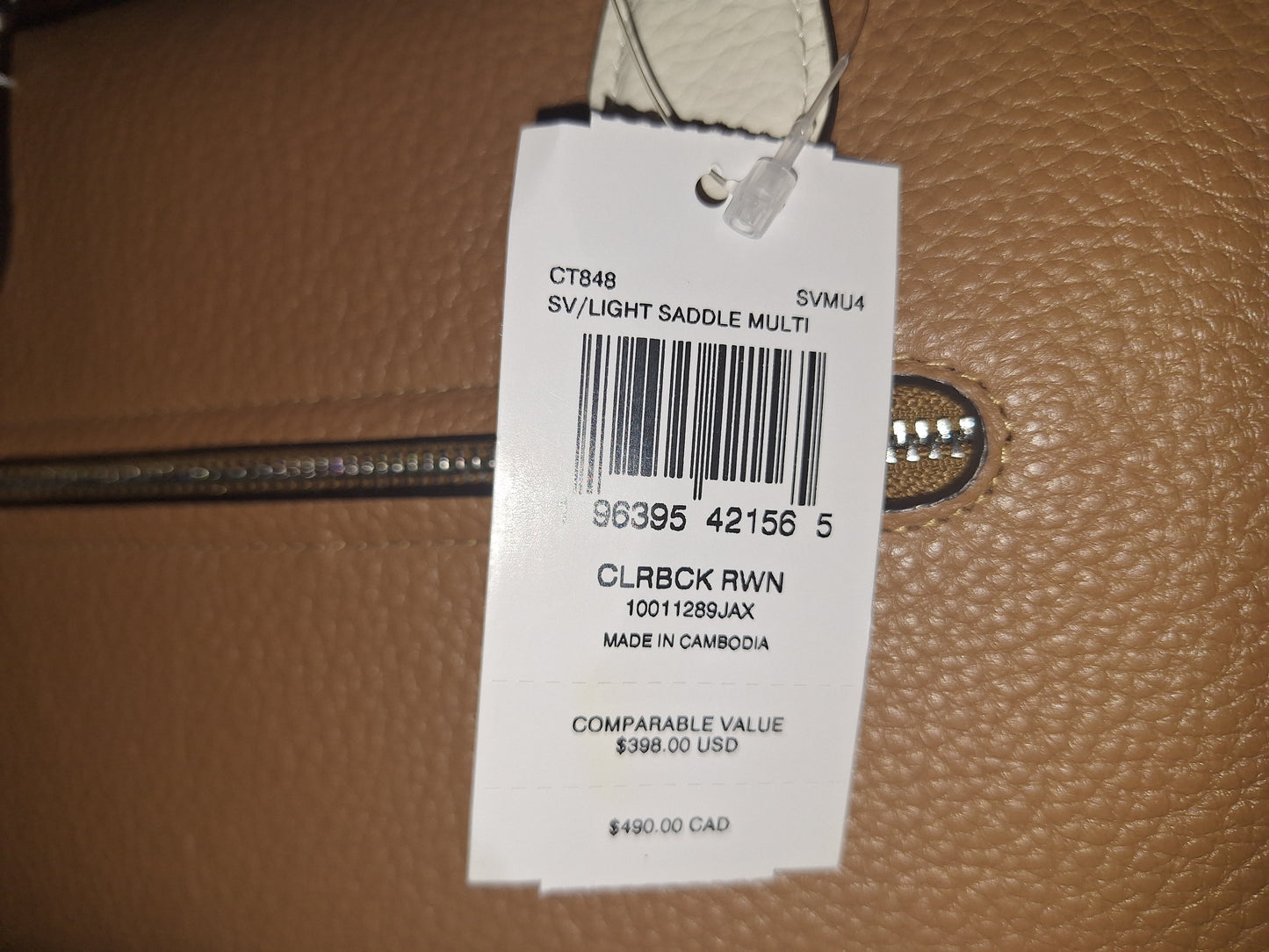 Coach Rowan Colorblock - NWT (Price Includes Shipping)