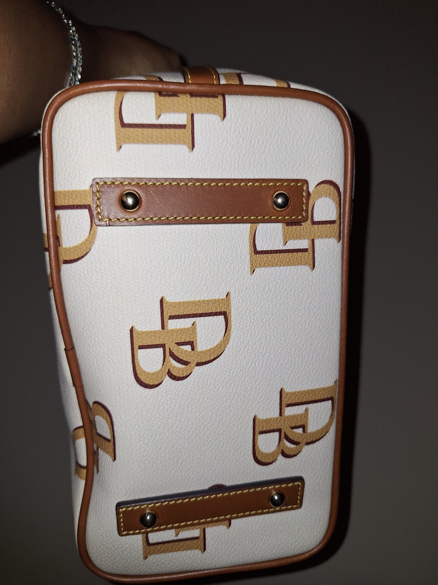 Dooney & Bourke Monogram Top Handle Tote - Bone - NWT (Price Includes Shipping)