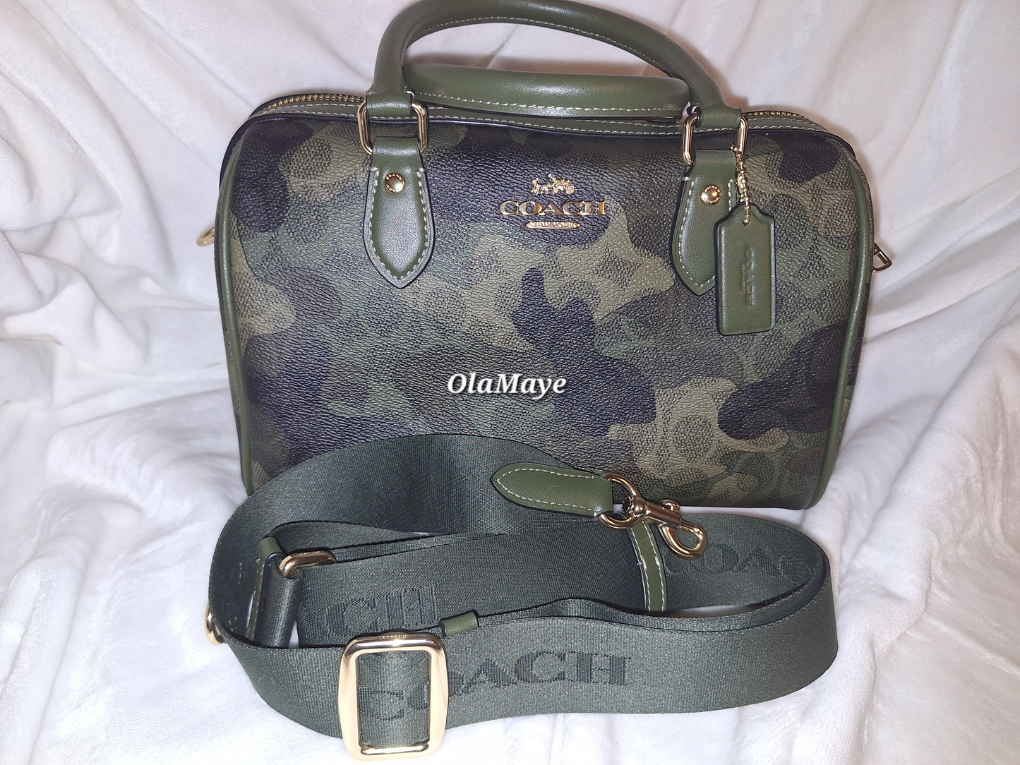 Coach Camouflage Bundle - Rowan (EUC), Corner Zip (NWT), Long Zip Wallet (NWT) (Price Includes Shipping)