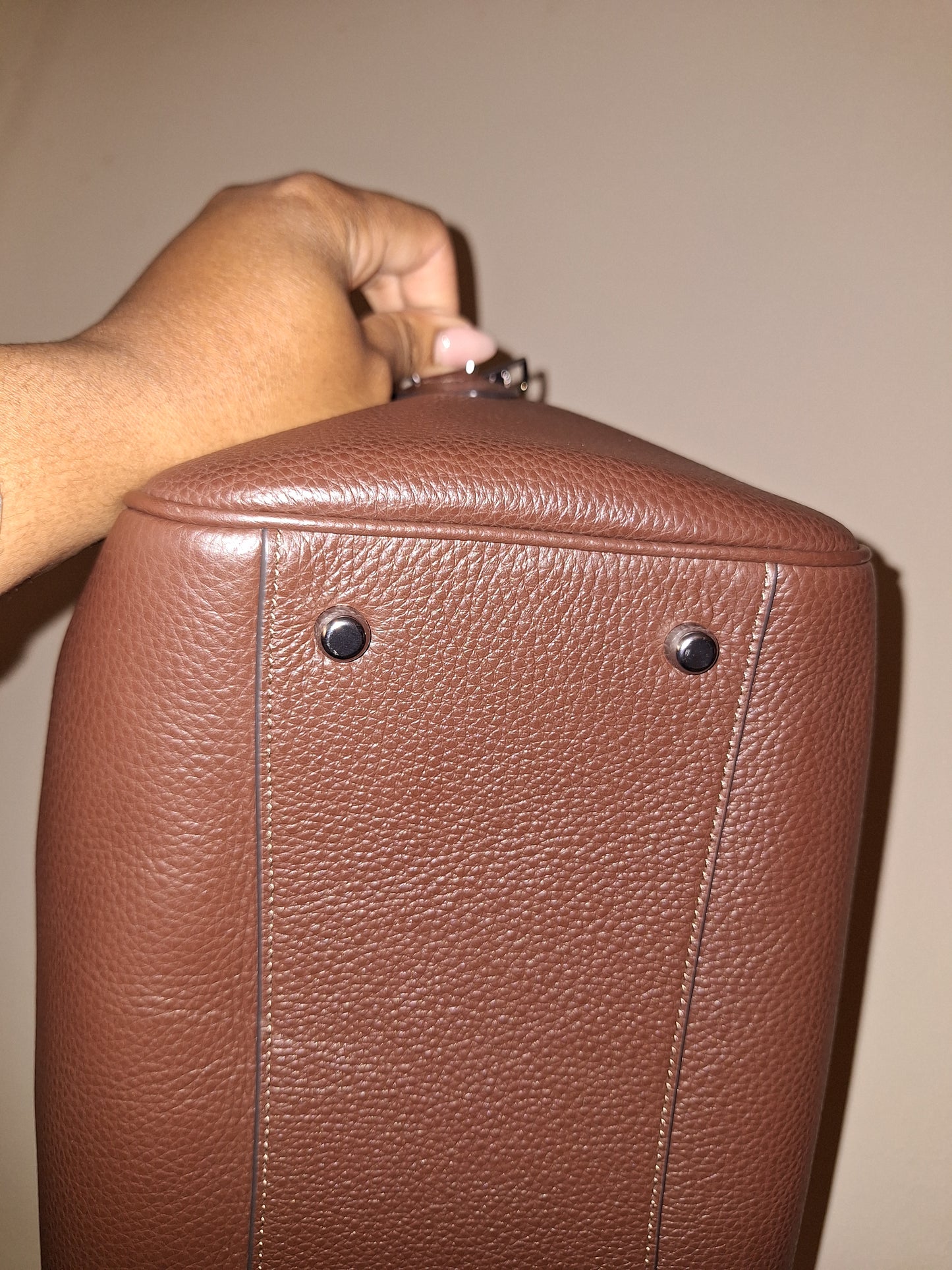 Coach Large Rowan Maple - EUC (Price Includes Shipping)