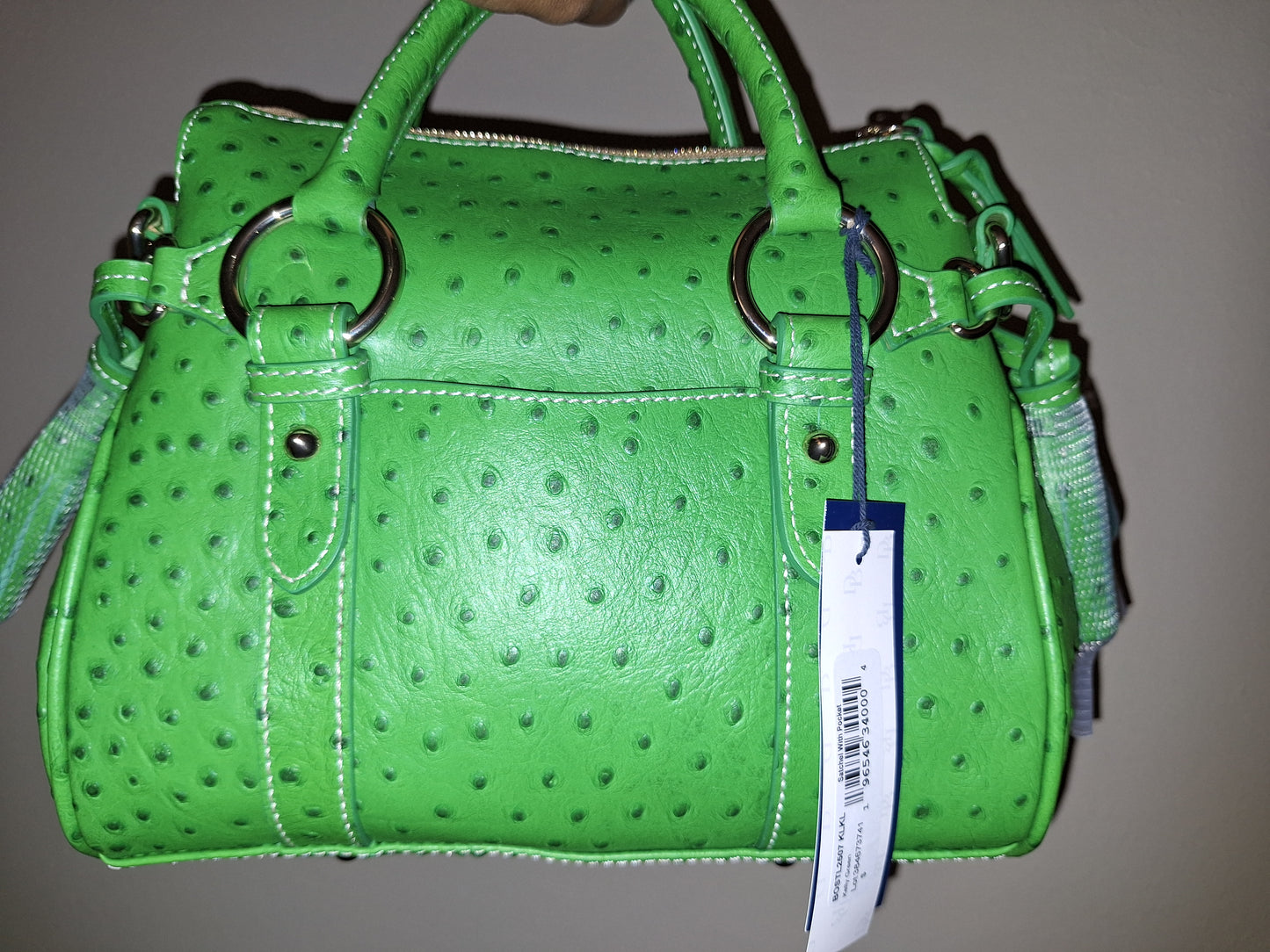 Dooney & Bourke Kelly Green Ostrich Satchel - NWT (Price Includes Shipping)