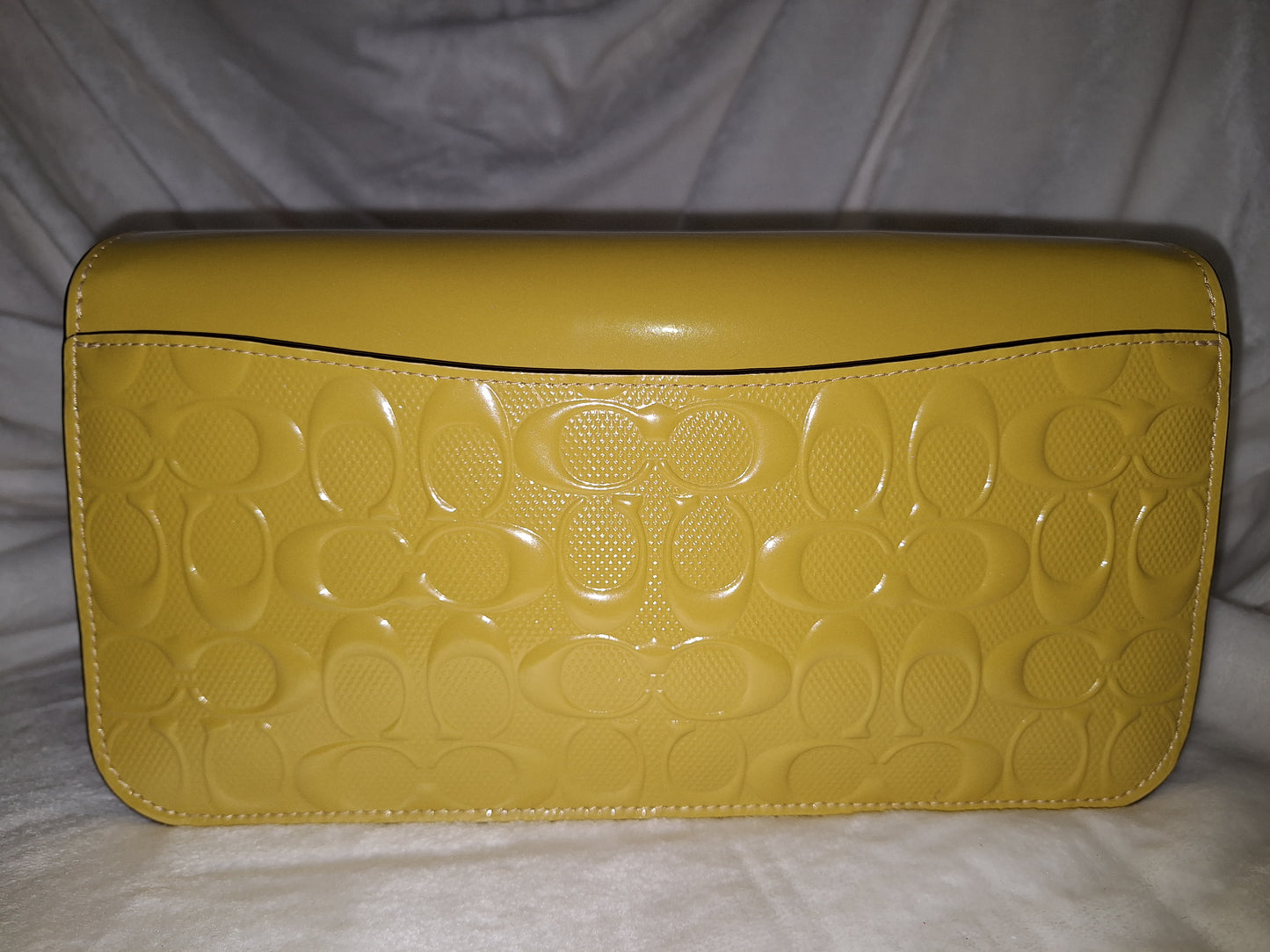 Coach Patent Morgan Bag & Snap Wallet - Gold (Yellow) - NWT (Price Includes Shipping)