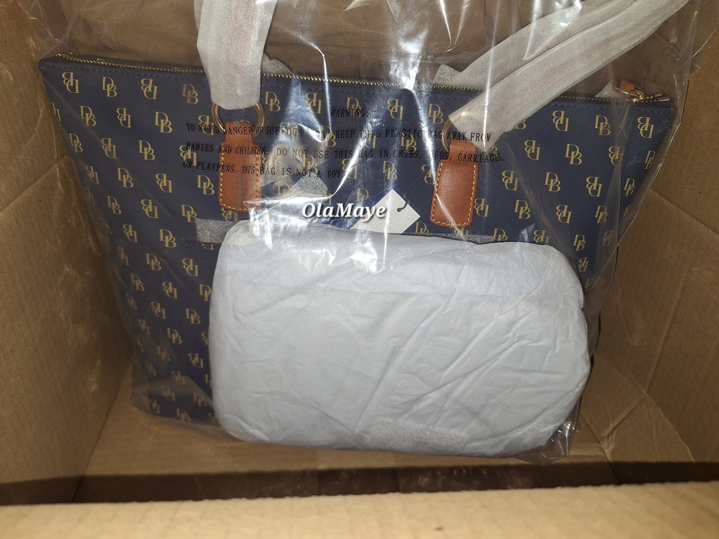 Dooney & Bourke Bundle - Ivy Gretta Large Shoulder Bag & Navy Gretta Wren Tote - Both NWT (Price Includes Shipping)