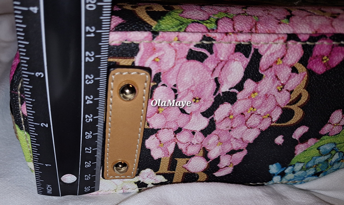 Dooney & Bourke Hydrangea Monogram Shopper (Black) - NWT - (Price Includes Shipping)