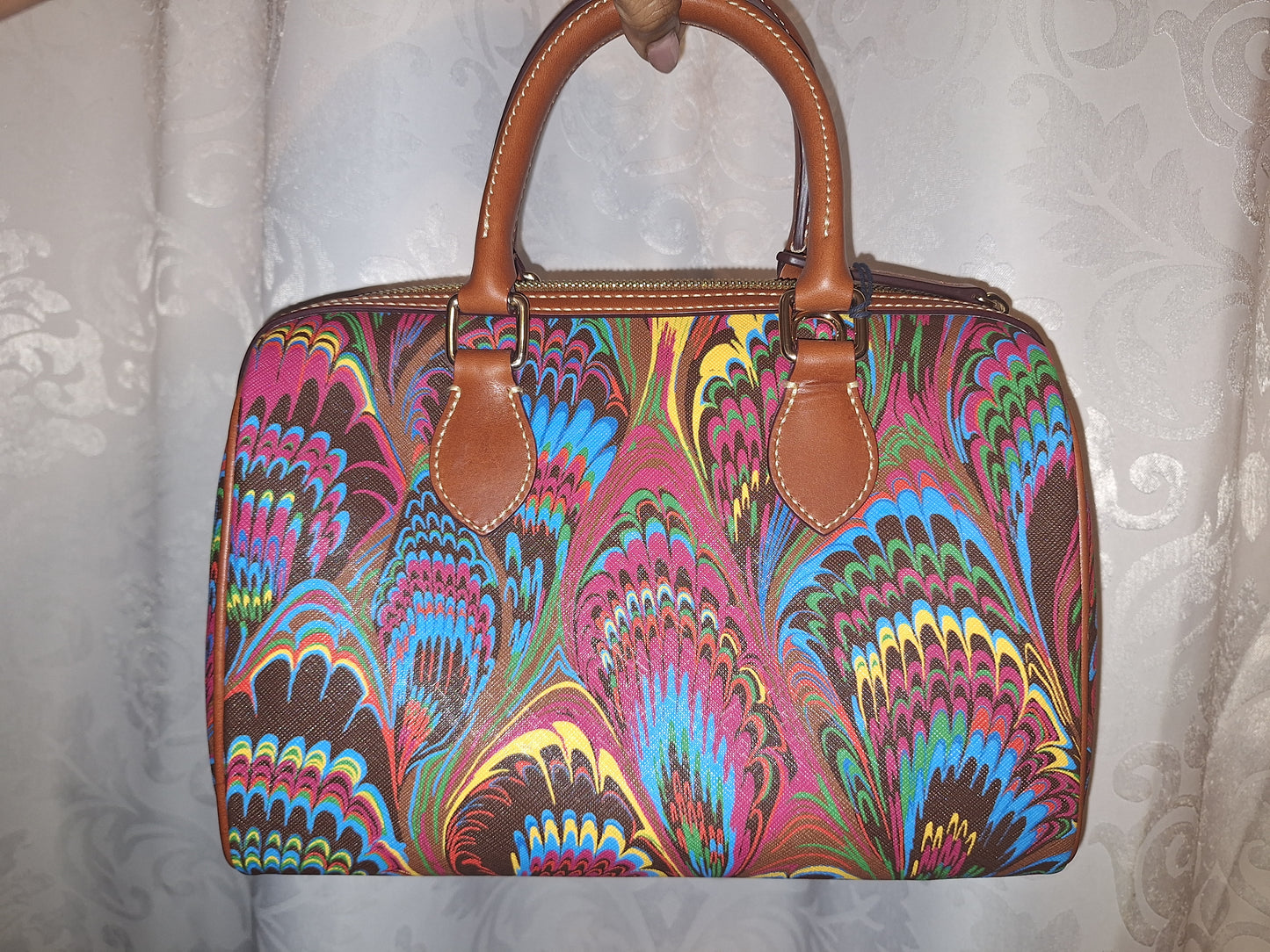 Dooney & Bourke Plumes Barrel Satchel - NWT (Price Includes Shipping)