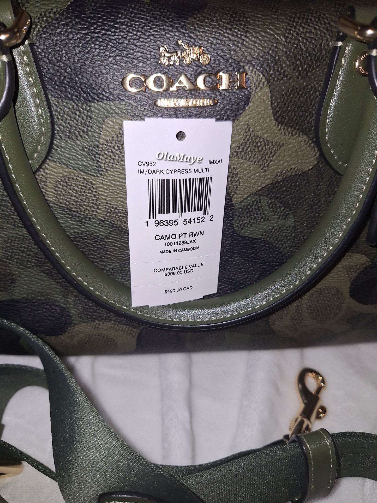 Coach Camouflage Bundle - Rowan (EUC), Corner Zip (NWT), Long Zip Wallet (NWT) (Price Includes Shipping)