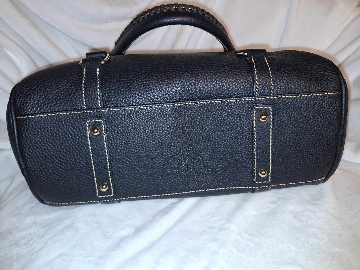 Dooney & Bourke Pebble Leather Satchel - Black/Black - NWOT (Price Includes Shipping)