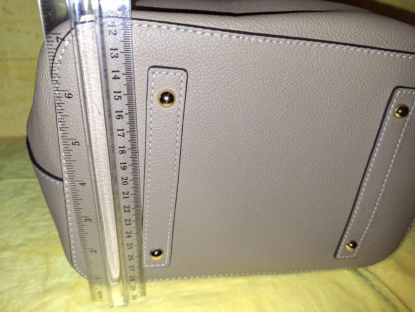 Dooney & Bourke Sorrento Leather Drawstring Bag - NWT - Khaki (Price Includes Shipping)