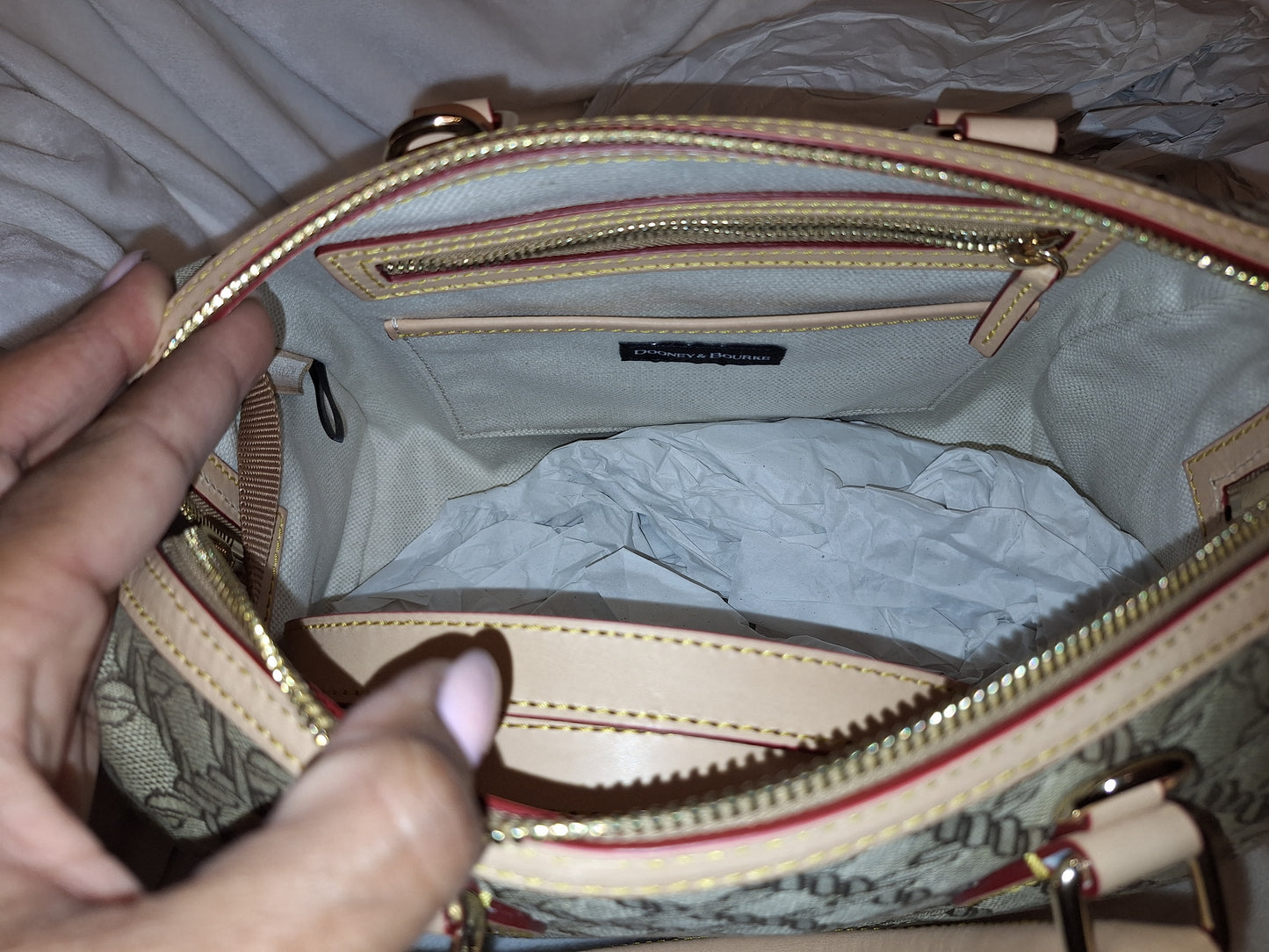 Dooney & Bourke Maritime Barrel Satchel - NWOT (Price Includes Shipping)