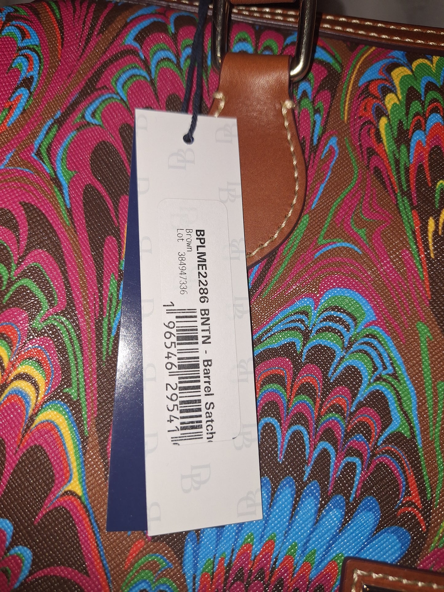 Dooney & Bourke Plumes Barrel Satchel - NWT (Price Includes Shipping)