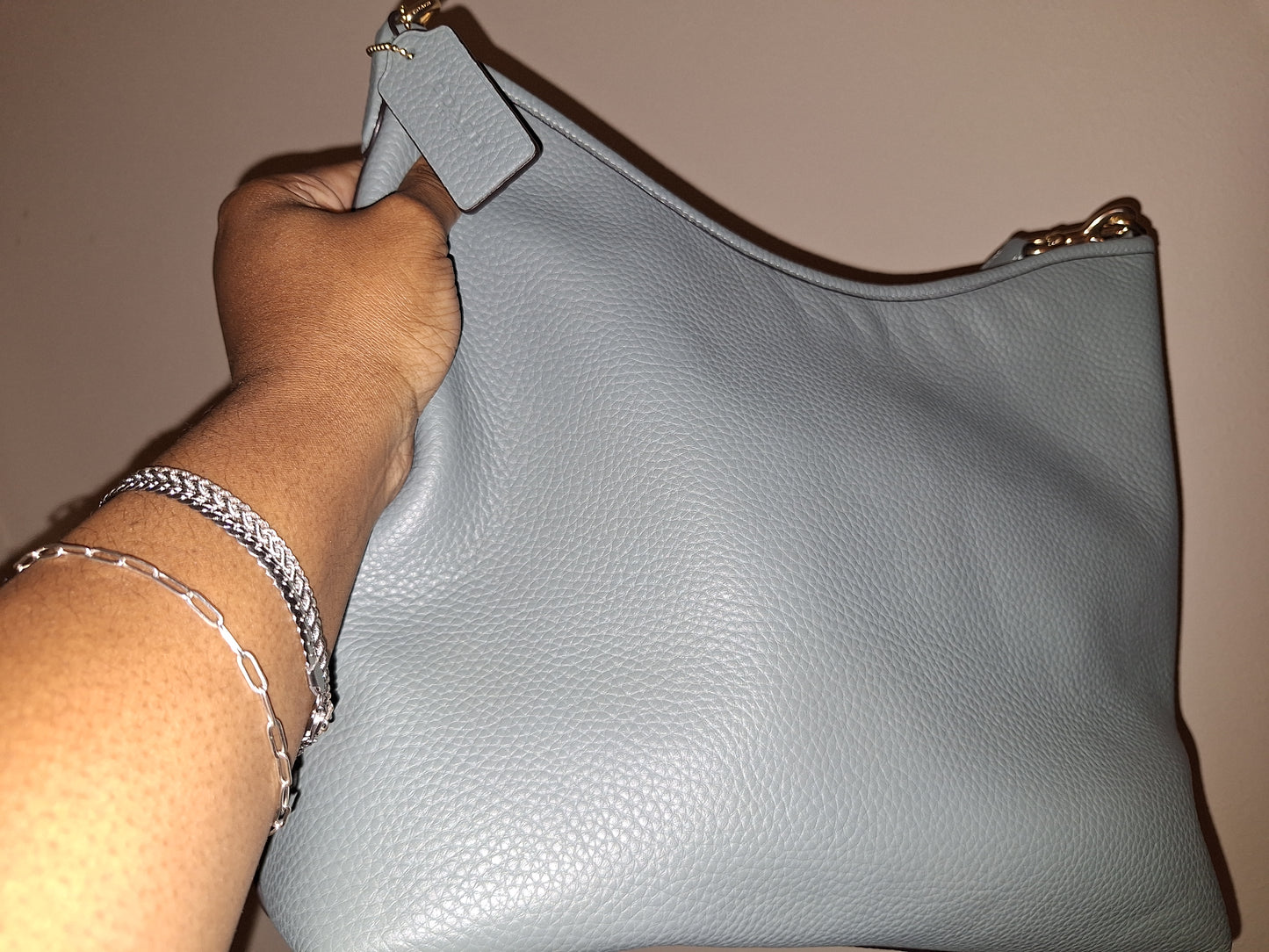 Coach Large Laurel Shoulder Bag - Sage - EUC (Price Includes Shipping)