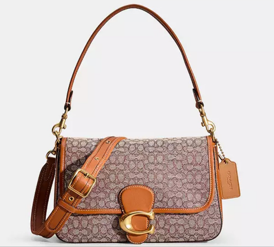 Coach Soft Tabby - Burnished Amber, Brass & Signature Jacquard - NWT (Price Includes Shipping) Received from Amazon and never opened)