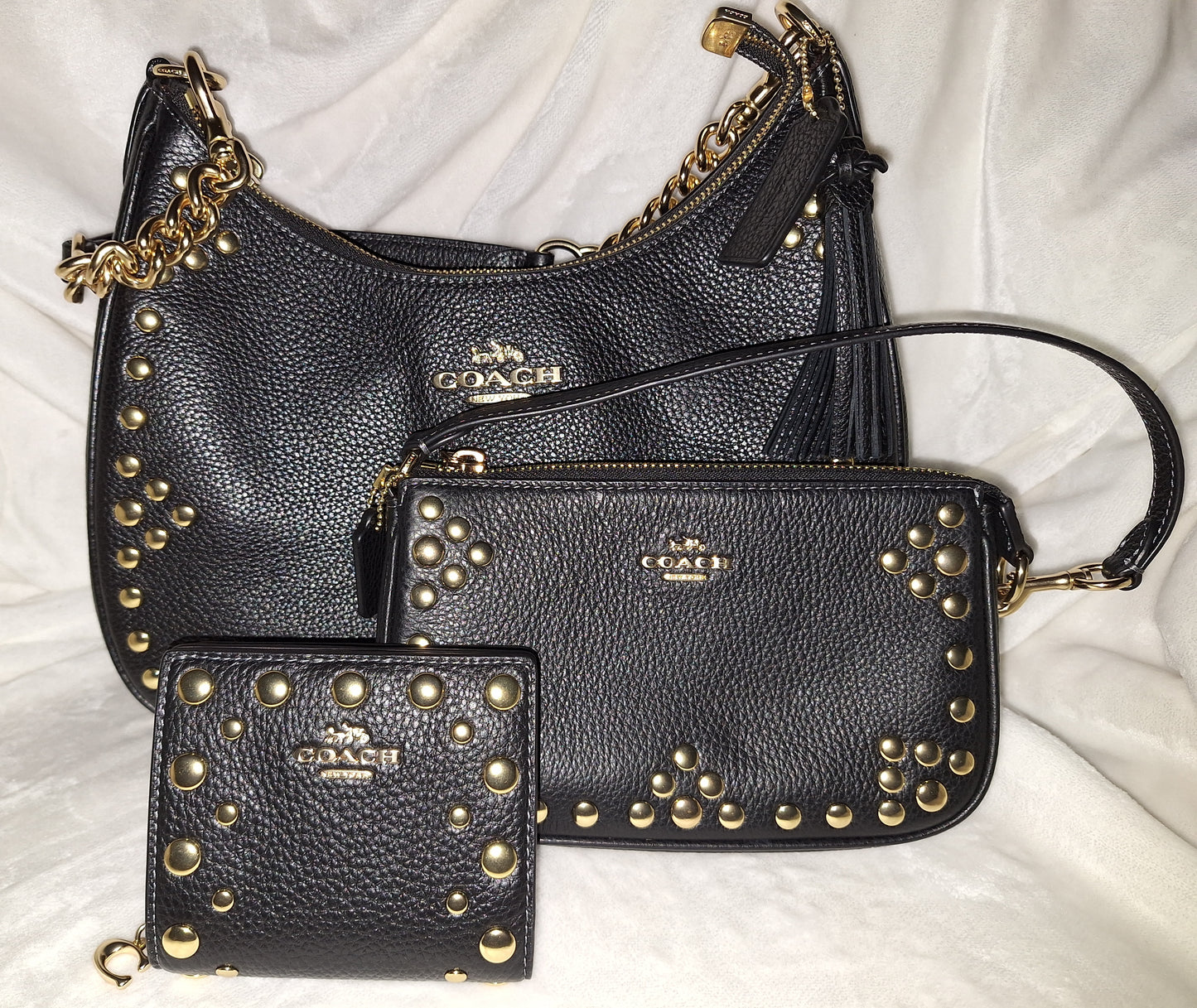 Coach Teri Hobo With Rivets - NWT & Snap Wallet - NWT & Nolita - NWT (Price Includes Shipping)