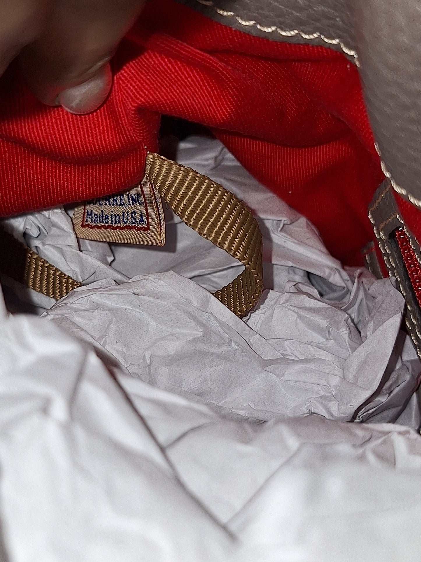 Dooney & Bourke Made In The USA Satchel - Pebble Leather - Elephant - NWOT (Price Includes Shipping)