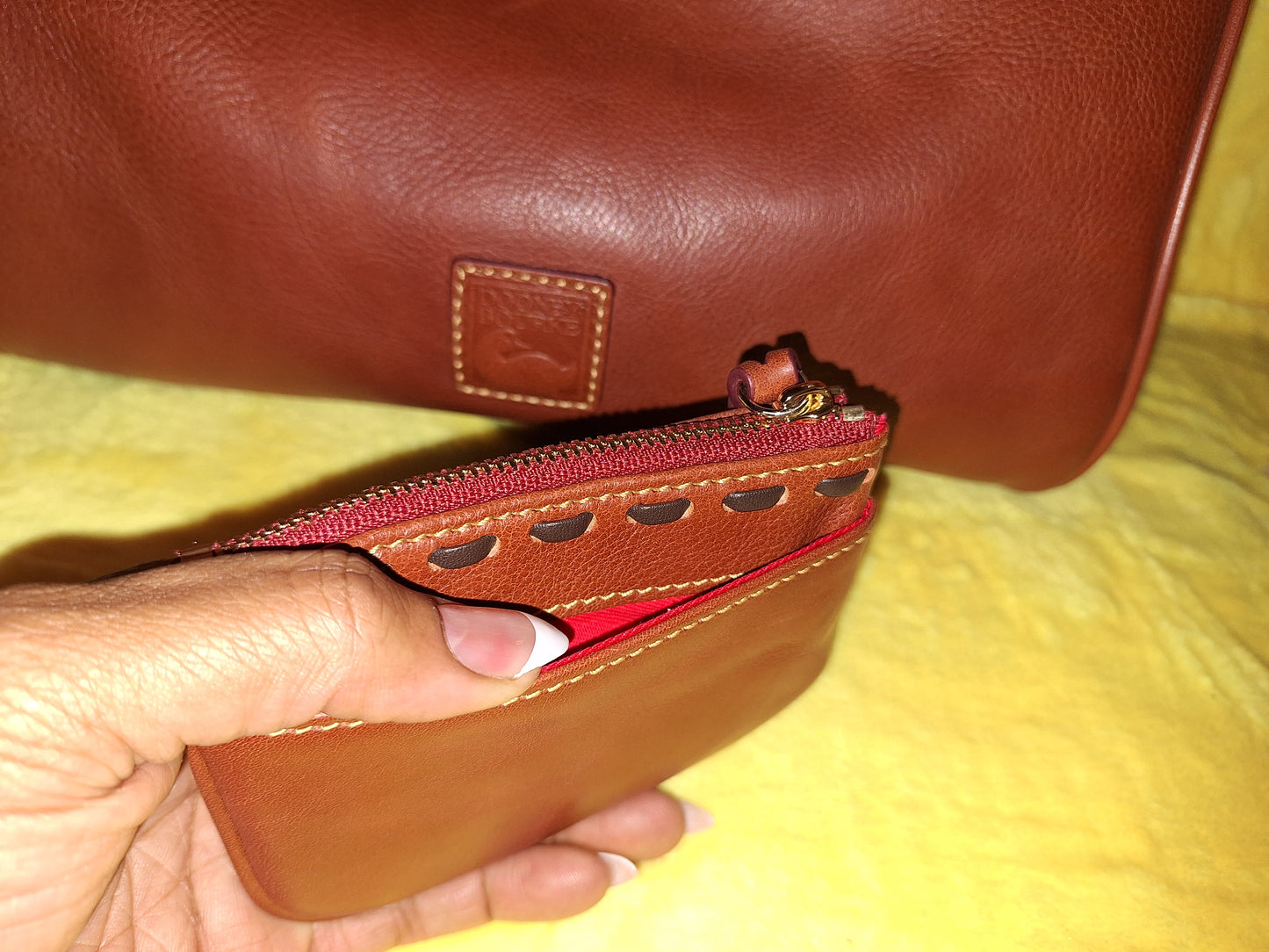 Dooney & Bourke Florentine Barrel Satchel - Ginger - NWT - Price Includes Shipping