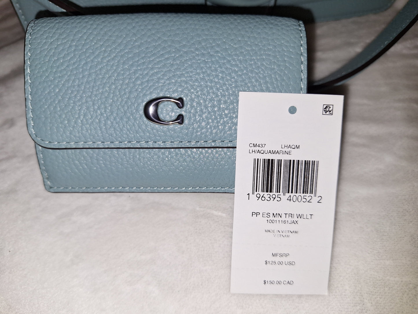 Coach Tabby 26 Aquamarine & Matching Wallet - NWT (Price Includes Shipping)