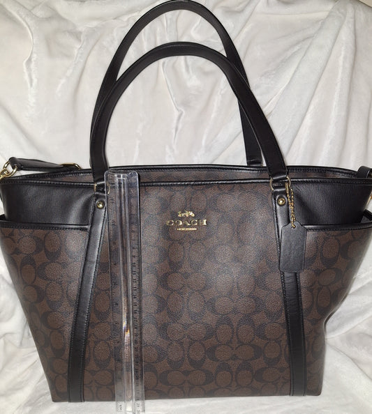 Coach Baby Bag Tote - Walnut/Black - NWT (Price Includes Shipping)