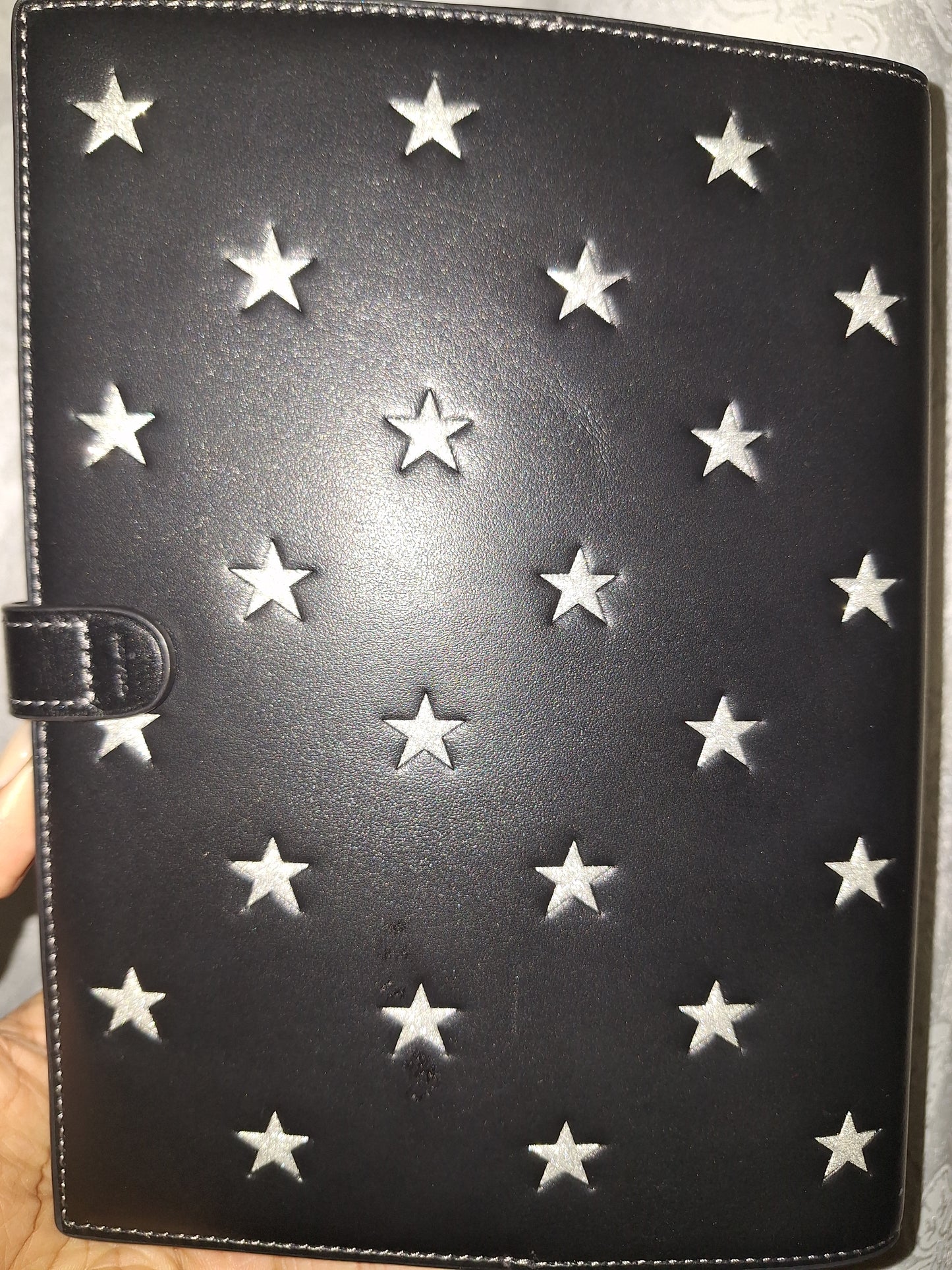 Coach Notebook - Leather - Black/Silver - NWOT (Price Includes Shipping)