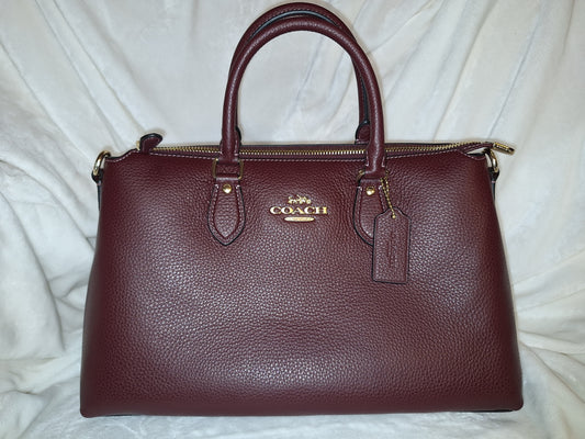 Coach Georgia Satchel - Leather - Merlot - NWT (Price Includes Shipping)