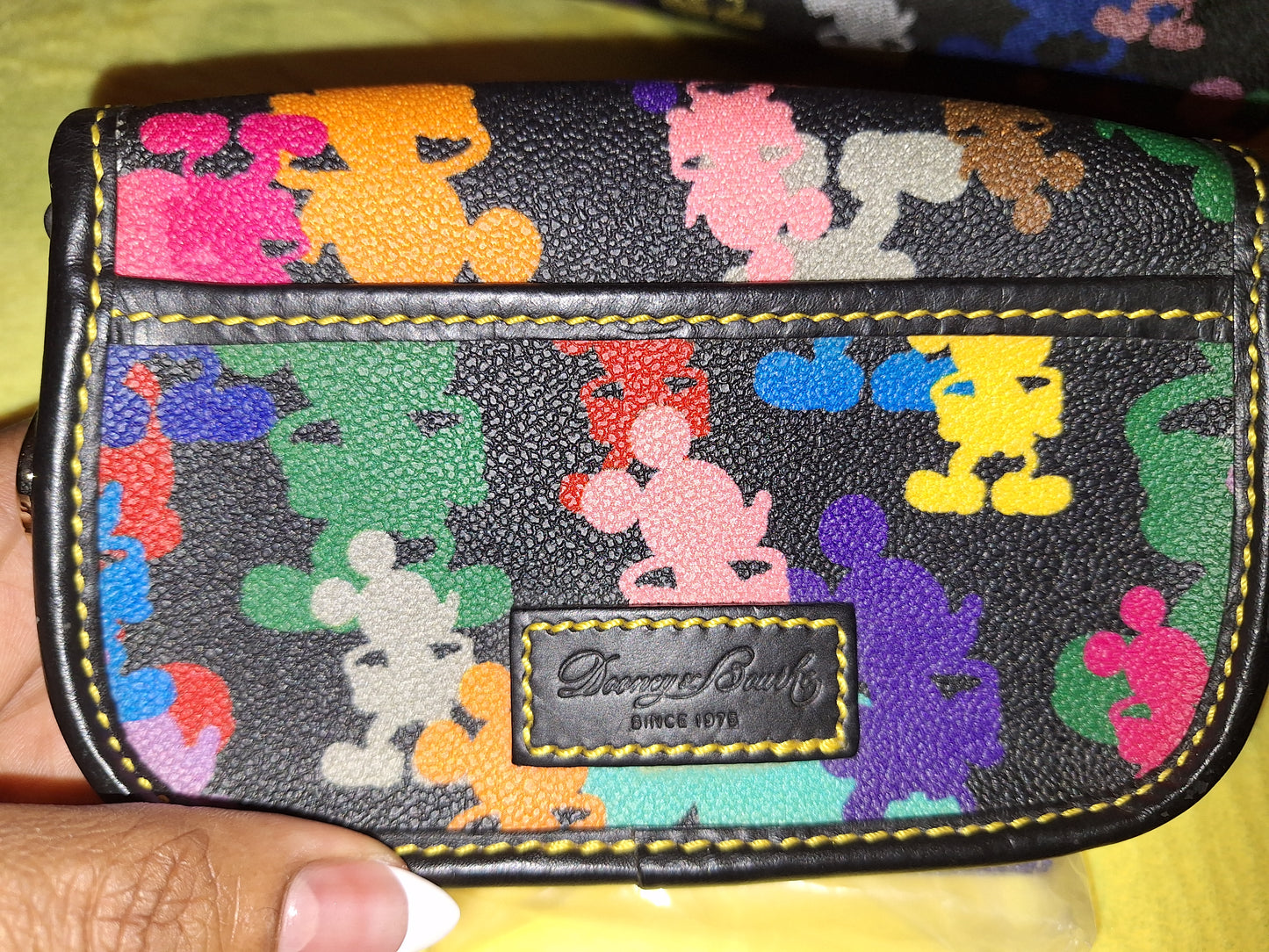 Dooney & Bourke Wonder Mickey 10th Anniversary Satchel - Black - NWT (Comes with 2 Matching Coin Purses - 1 Silver NWT & 1 Black EUC) - Price Includes Shipping
