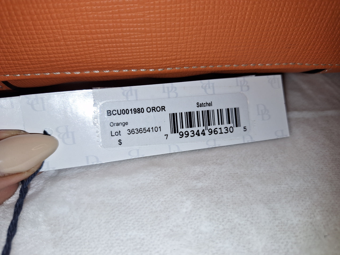 Dooney & Bourke Leather Satchel - Orange - NWT (Price Includes Shipping)