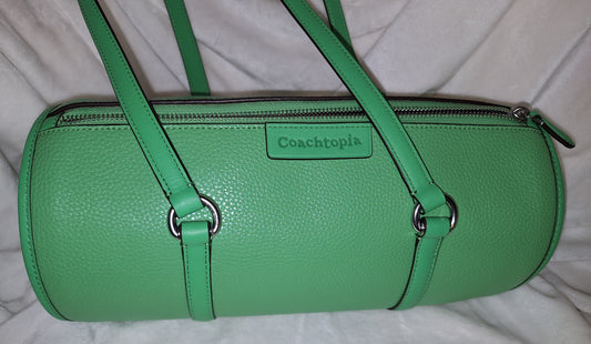 Coach Coachtopia Barrel Bag - Electric Kelp - EUC - (Price Includes Shipping) (Received from Coach without Coachtopia Hangtags)