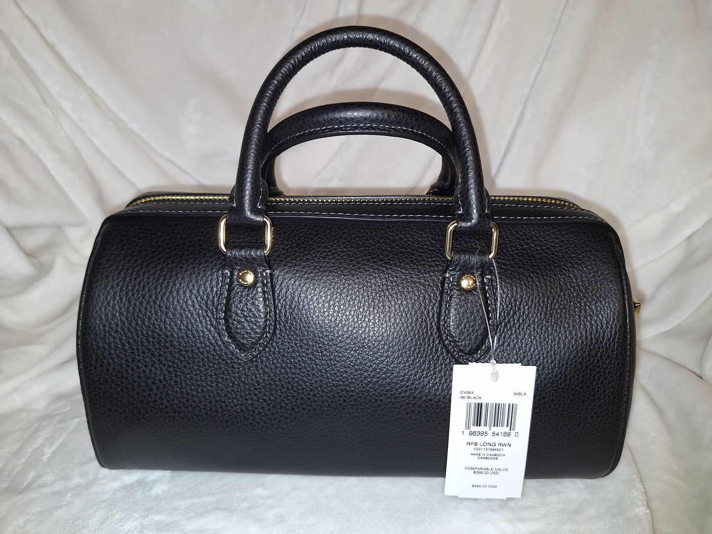Coach Long Rowan - Leather - Black - NWT (Price Includes Shipping)