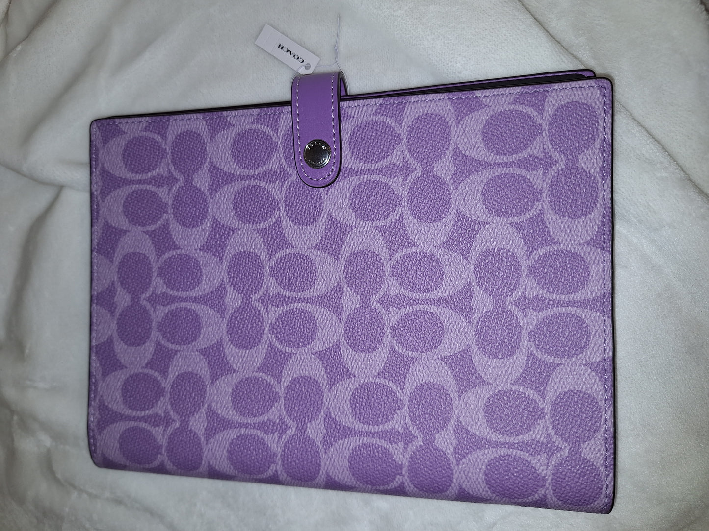 Coach Notebook - Signature Canvas - Iris - NWT (Price Includes Shipping)