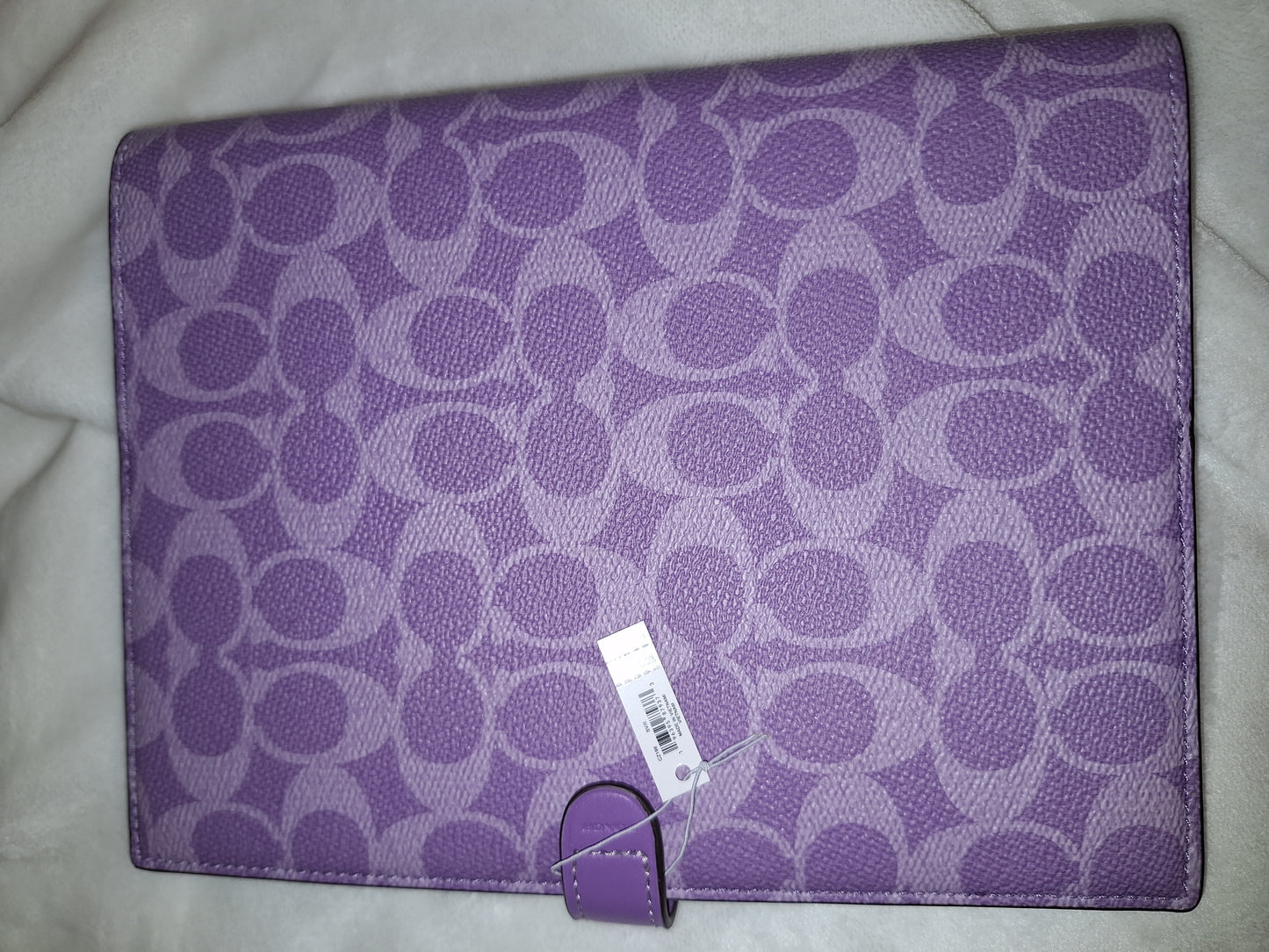 Coach Notebook - Signature Canvas - Iris - NWT (Price Includes Shipping)