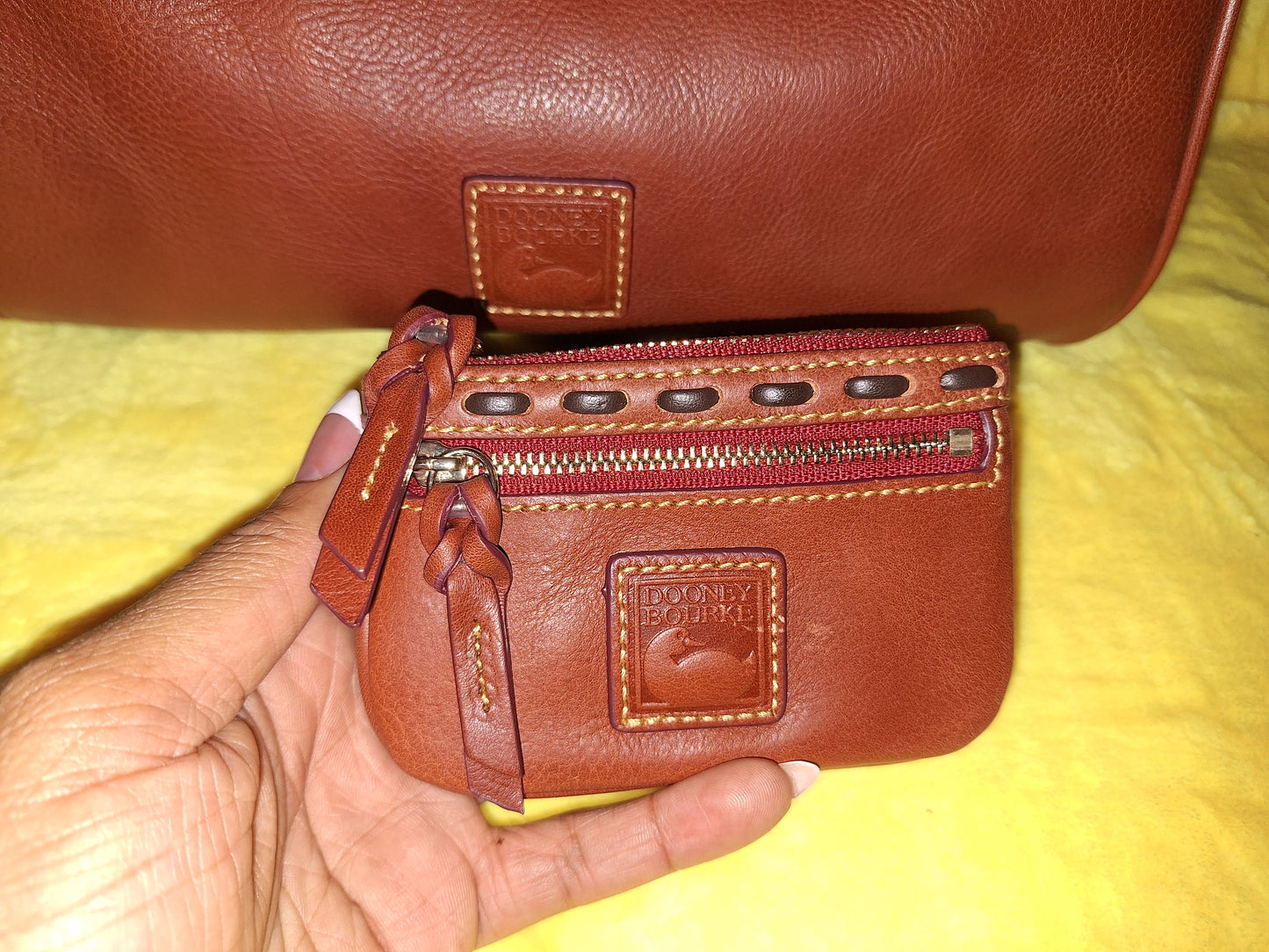 Dooney & Bourke Florentine Barrel Satchel - Ginger - NWT - Price Includes Shipping