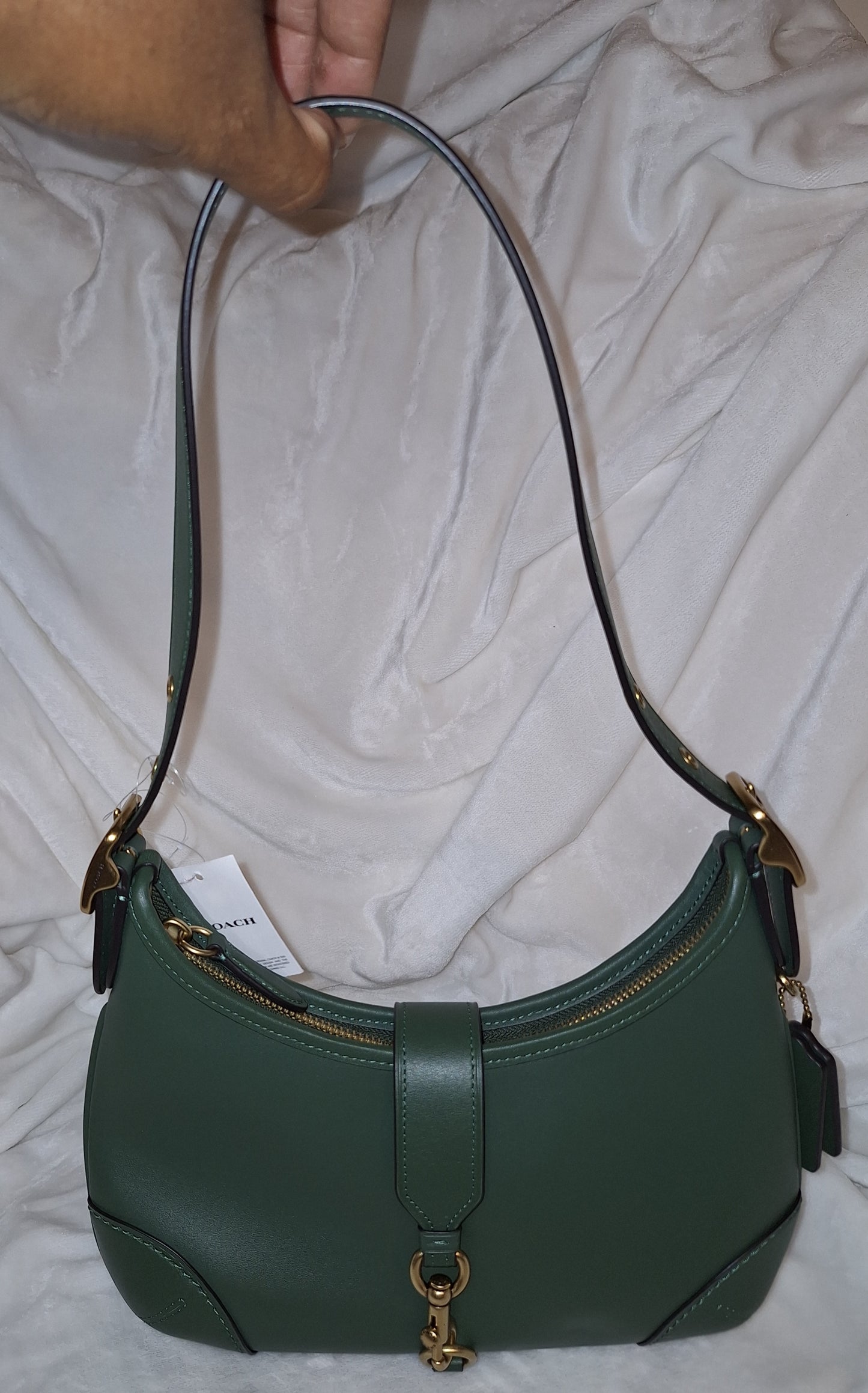 Coach Hamptons Hobo - Hunter Green - NWT (Price Includes Shipping)
