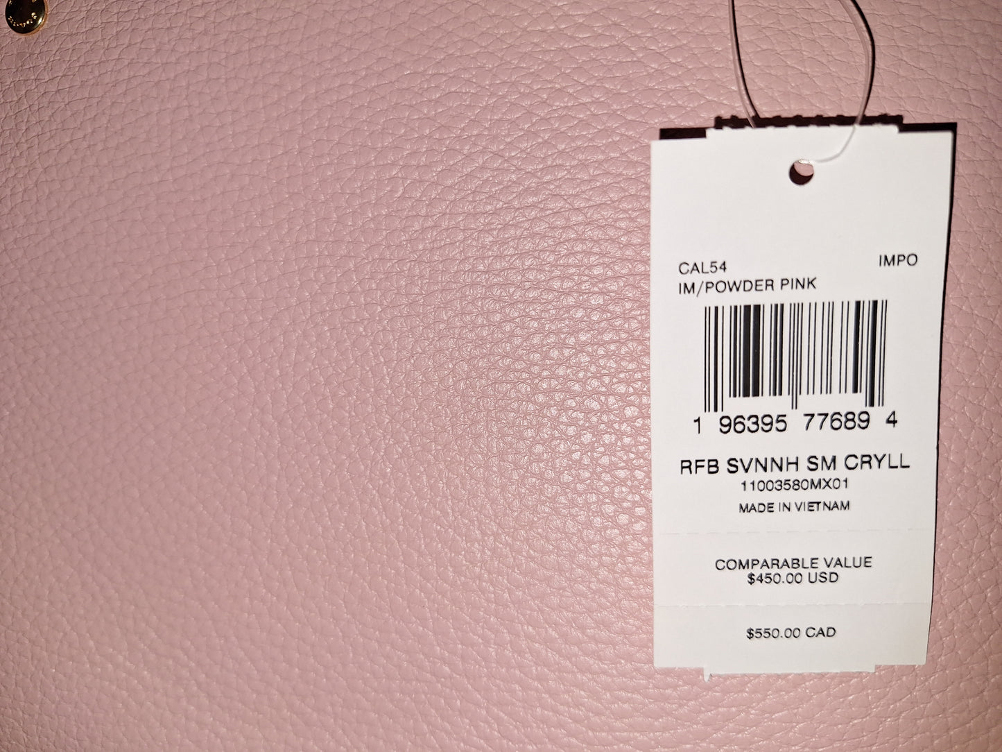 Coach Savannah Small - Powder Pink - NWT (Price Includes Shipping)
