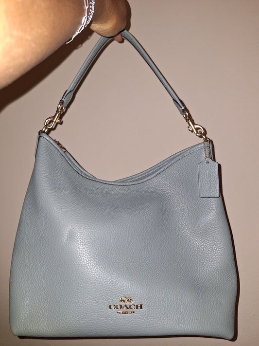 Coach Large Laurel Shoulder Bag - Sage - EUC (Price Includes Shipping)