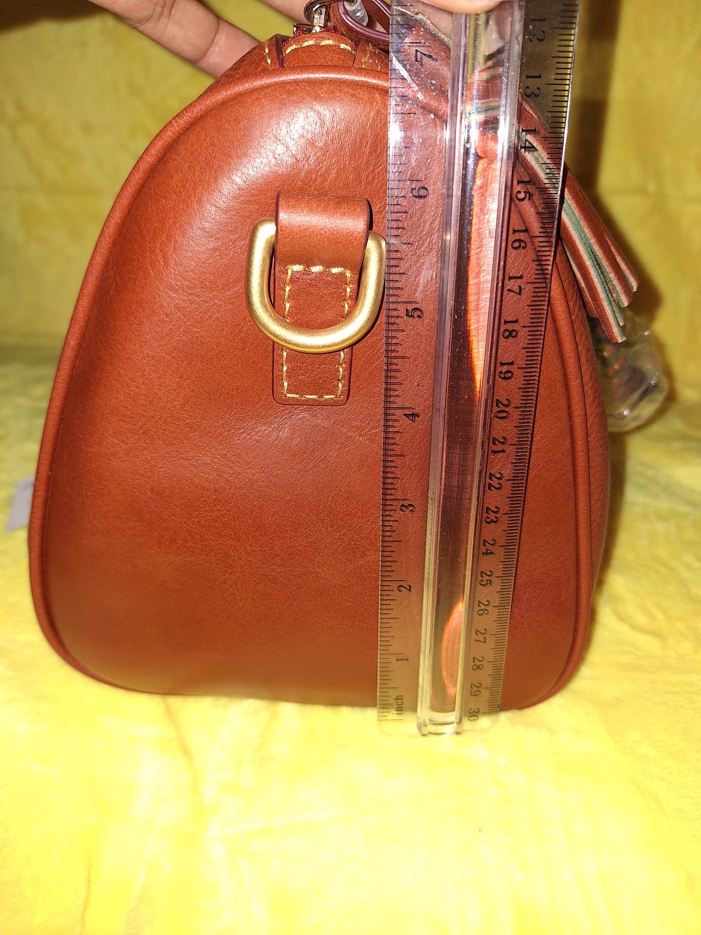 Dooney & Bourke Florentine Barrel Satchel - Ginger - NWT - Price Includes Shipping